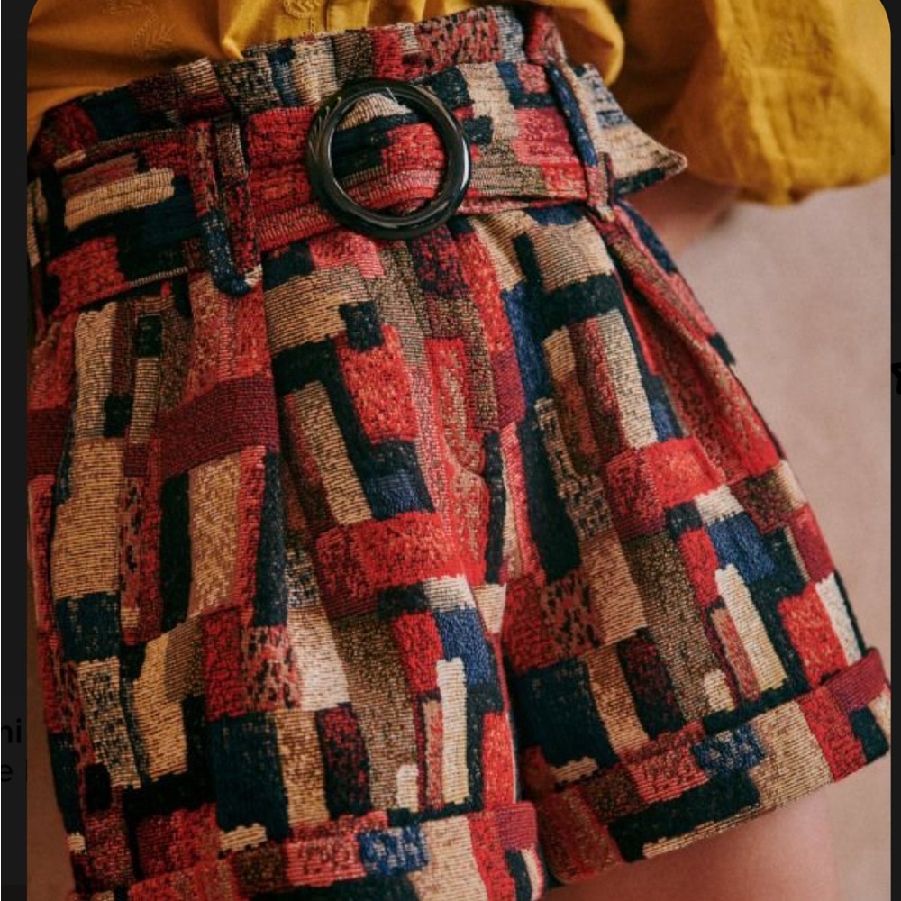 Sezane Roman Shorts, Size 40